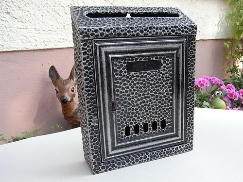 Art deco design briefkasten - art,
