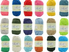 100% Recycled Baumwolle 100g Natural Cotton   Verschiedene Farben