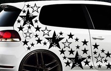 160-teiliges Sterne XXL Set Star Auto Aufkleber Sticker Tuning Stylin Wandtattoo