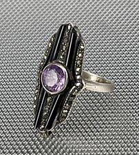 Art Déco Silberring