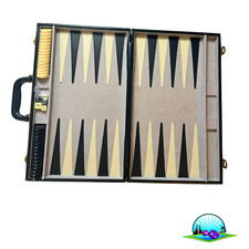 Backgammon Koffer - Kunstleder