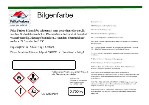 Friba bilgenfarbe seidenmatt - friba,