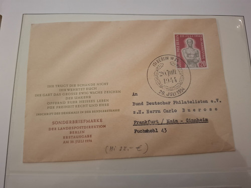 Berlin 119 fdc - berlin, nr.