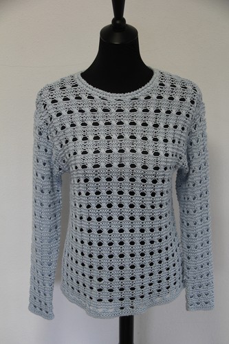 Grob gestrickter netz pullover - grob,