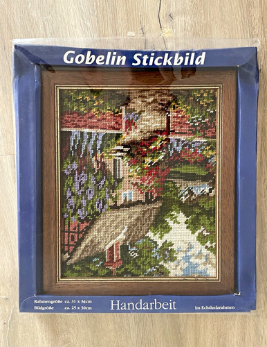Gobelin stickbild handarbeit - gobelin-stickbild,