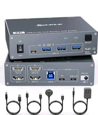 HDMI KVM Switch Dual Monitor 3