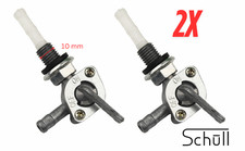 2x Kraftstoffhahn Benzinhahn