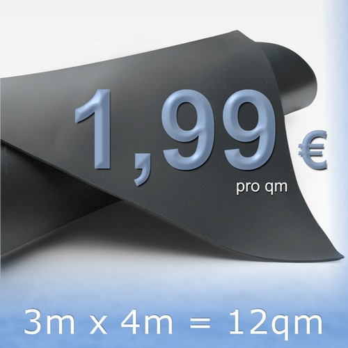 Pvc teichfolie 5mm schwarz - pvc,