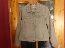 THOM by Thomas Rath Stretch Jeansjacke mit Nieten, Gr. 42