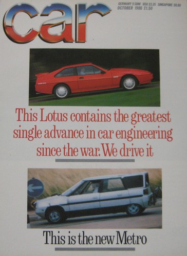 Car 1986 featuring lotus - car, 10/1986