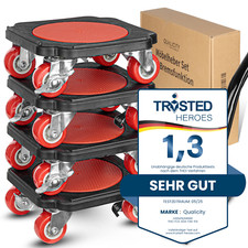 Möbelheber Set mit innovativer Bremsfunktion, Möbelroller Transportroller