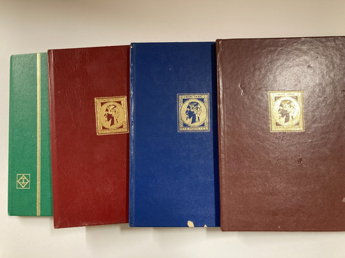Konvolut briefmarkenalben - konvolut, 4x