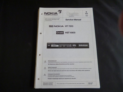 Original service manual - service, itt
