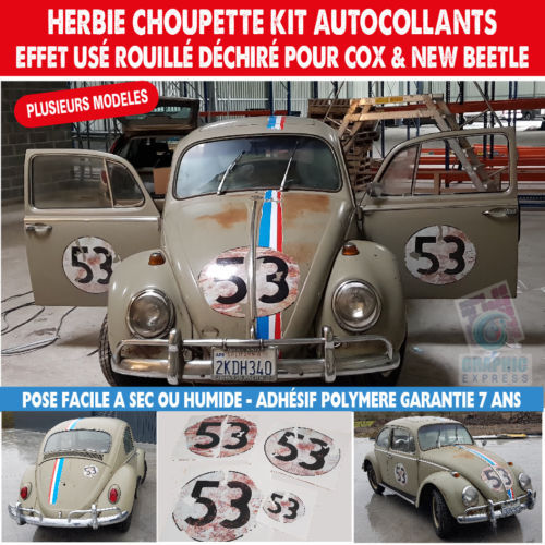 Herbie aufkleber vintage - aufkleber,