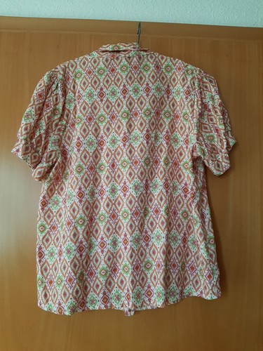 Damen bluse kurzarm kragen mit - kurzarm,