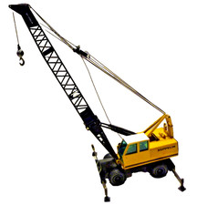 Conrad Metallmodell Mobilkran 2810 Sennebogen Hydraulik Bagger 1:50 Mobile Crane