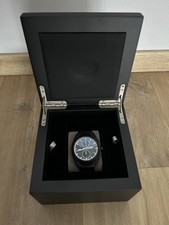 Mercedes Benz Automatik-Chrono Herrenuhr Stahl/Leder Armbanduhr