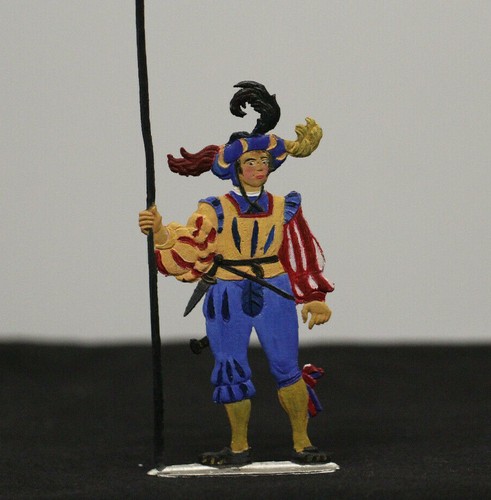 Sehr große flachfigur zinn - ,