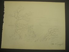 OTTO HEINRICH ENGEL Zeichnung