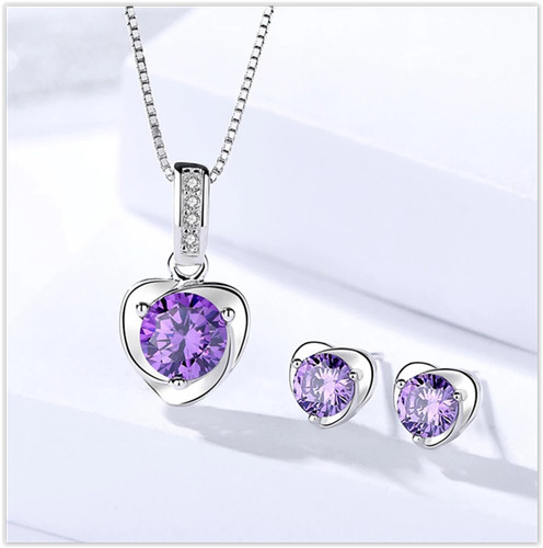 Schmuck set damen silber - schmuck, herz