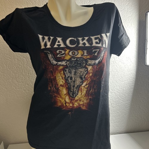 Wacken 2017 damen shirt fan - l,