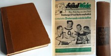 1954 Fussball-Woche Berlin - Hertha Union Sobeck Nationalmannschaft Posipal usw.