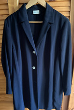 Hosenanzug Damen Bianca Gr 44    mit Nadelstreifen in dunkelblau, gebraucht, 