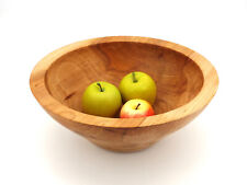 Gedrechselte Schale, Obstschale, massives Apfelholz, 32,5cm, Artnr. 24/29