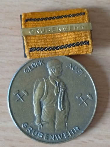 Medaille grubenwehr spange mit - medaille,