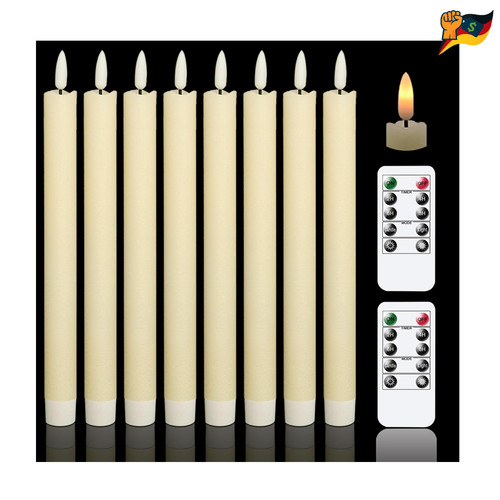 Led stabkerzen timer - led,