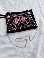 Damen Kleine Flache Samt