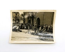 Foto - Soldat - Helm - Orden - Eisenes Kreuz - Wiederholungsspange 2. Weltkrieg