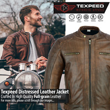 Leder Motorrad Motorrad Jacke mit echter CE Schutz Biker Rüstung