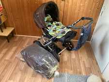 Gesslein F6 Air+ Kinderwagen mit Achse, Wickeltasche und viel Zubehör