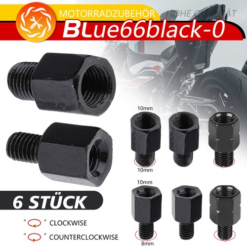 6stk motorrad spiegel adapter - 6stk.,
