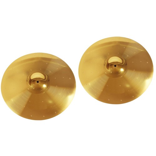 Golden brass alloy drum - golden,