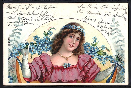 Glitzer perl frau rosa - frau, im