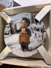 M.J. Hummel  Sammelteller Porzellan 19cm Ø , "Weihnachstgrüße" (06)