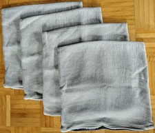 SCANTEX KISSENBEZÜGE KISSENHÜLLEN 100% BW REISSVERSCHLUSS 4 STK. TOP ERHALTUNG