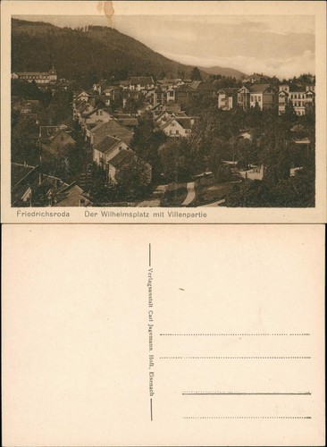 Ansichtskarte friedrichroda - ansichtskarte,
