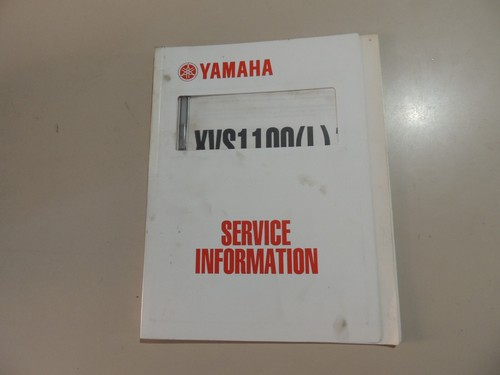 Service information yamaha xvs - service,