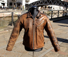 Herren biker geltert braun