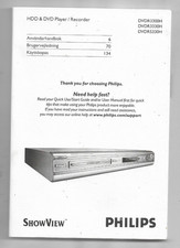 Philips DVDR 3300 3330 5330