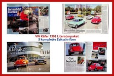 VW Käfer 1302 Literaturpaket - 5 komplette Zeitschriften