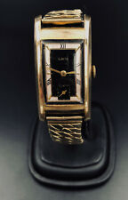 Laco Uhr, Handaufzug, vergoldet, Walzgold Double, Retro