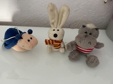 Nici Plüschtiere Schnecke Hase Nashorn