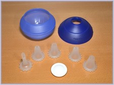 Tupperware Mozart in Blau mit allen 5 Aufsätzen zum dekorieren Füllen und Backen