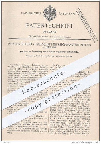 Original patent papyros - -,