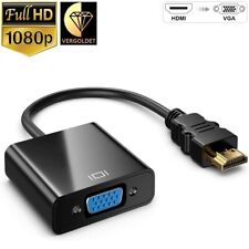 HDMI auf VGA Adapter D-Sub 15-polig Konverter Full HD 1080p VGA Buchse