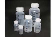 Weithalsflasche graduiert rund